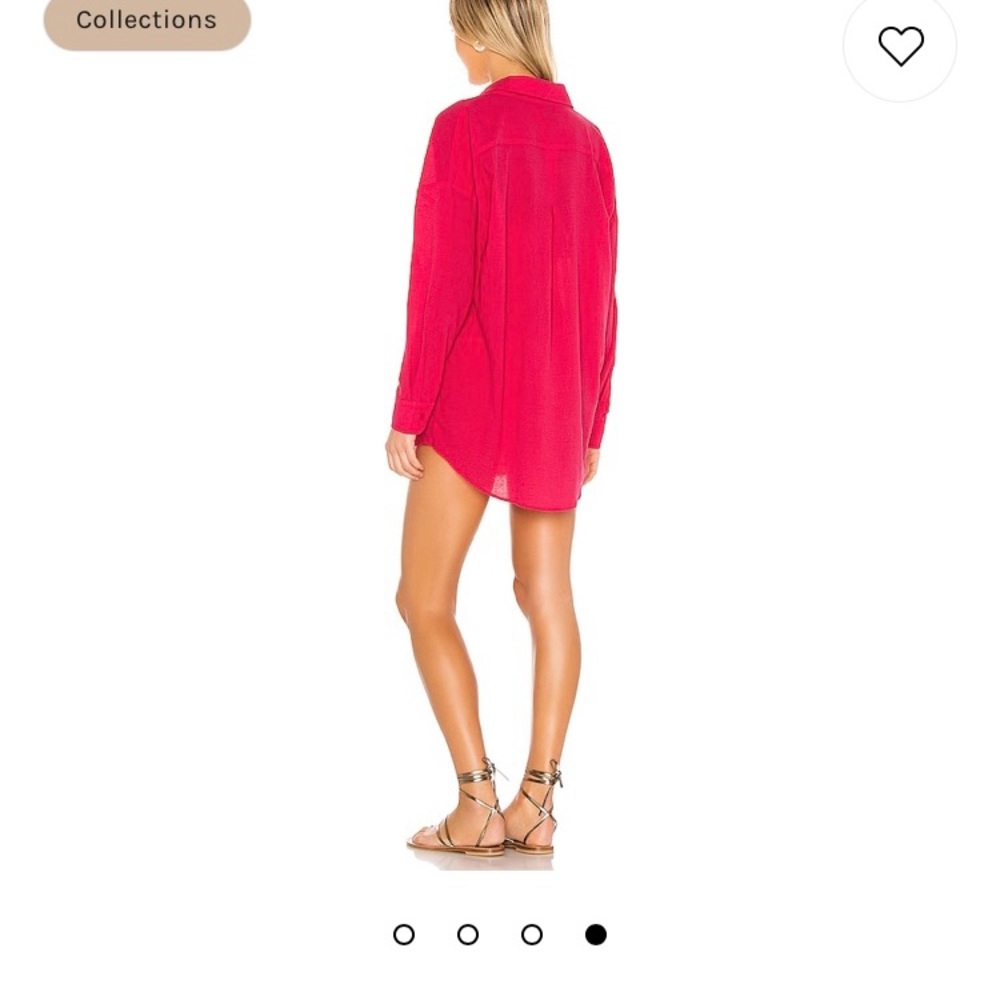 Blue Life Ruth Tunic In Bright Rose